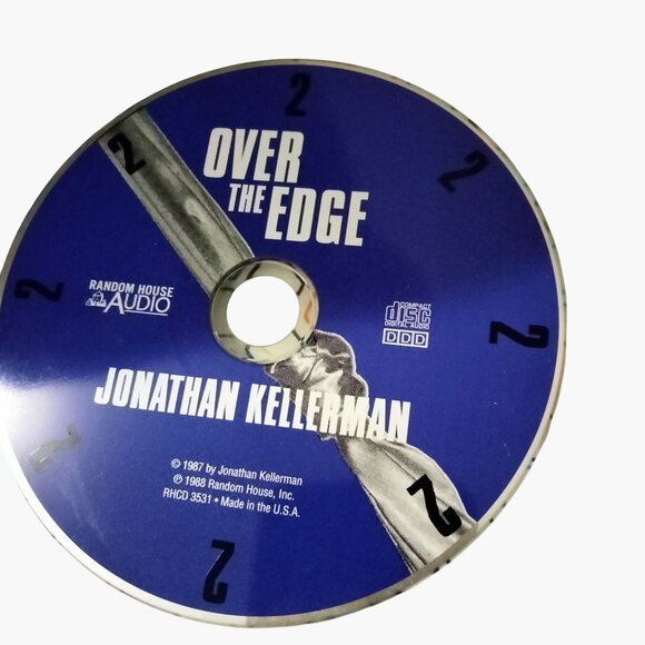 Jonathan Kellerman Over The Edge Audiobook 3 CD Random House John Rubinstein - Picture 5 of 6